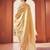 White ethnic motifs woven design zari saree