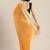 Mustard mustard yellow & golden solid zari silk cotton solid saree