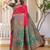 Red woven design zari art silk saree