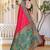 Red woven design zari art silk saree