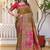 Yellow women design zari art silk saree