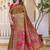 Yellow women design zari art silk saree