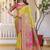 Lime women ethnic motif zari art silk saree