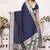 Navy blue woven design zari silk blend designer banarasi saree