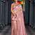Purple floral woven design zari saree