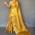 Gold zari tissue designer saree