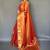 Orange orange tissue saree