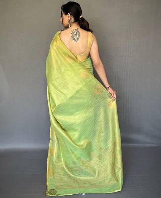 Green green tissue sarees 2