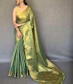 Green green tissue sarees
