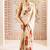 Off white floral satin designer saree