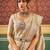 Cream ethnic woven design zari saree