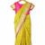 Pink ethnic motifs woven design zari art silk banarasi saree