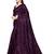 Purple women embellished sequinned saree