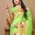 Lime ethnic motifs woven design paithani saree