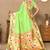 Lime ethnic motifs woven design paithani saree