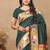 Green woven design zari paithani saree