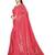 Pink embellished sequinned saree
