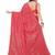 Pink embellished sequinned saree
