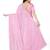 Pink women embellished saree