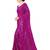 Magenta embellished sequinned saree