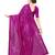 Magenta embellished sequinned saree