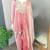 light Onion Pink Art Silk Thread with Mirror Dhoti Suit 