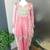 light Onion Pink Art Silk Thread with Mirror Dhoti Suit 