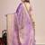 Purple ethnic motifs woven design kanjeevaram saree
