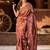 Purple embellished zari heavy work kanjeevaram saree