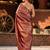 Purple embellished zari heavy work kanjeevaram saree
