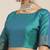 Teal teal & gold-toned woven design zari silk blend kanjeevaram saree
