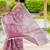 Pink pink printed cotton blend  sarees