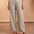 Women's beige cotton blend trouser | foil solid stylish ethnic wear bottoms | trendy casual & everyday wear for women