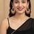 Red kundan chandbali earrings