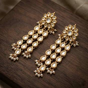 Kundan dangler earrings 1