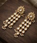Kundan dangler earrings
