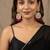 Hot pink kundan earrings