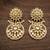 Kundan chandbali earrings