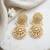 Kundan chandbali earrings