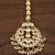 Golden kundan maangtika