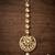 White kundan maangtika