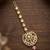 Light pink kundan maangtika