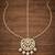 White pearl kundan mathapatti