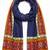 Women's blue cotton blend ethnic printed dupatta | stylish ethnic wear scarf for women | traditional & festive wear