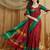 Red silk cotton banarasi saree