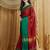 Red silk cotton banarasi saree