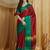 Red silk cotton banarasi saree
