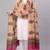 Women's beige cotton blend floral printed dupatta | stylish ethnic wear scarf for women | traditional & festive wear
