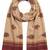 Women's beige cotton blend floral printed dupatta | stylish ethnic wear scarf for women | traditional & festive wear