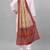 Women's beige cotton blend floral printed dupatta | stylish ethnic wear scarf for women | traditional & festive wear
